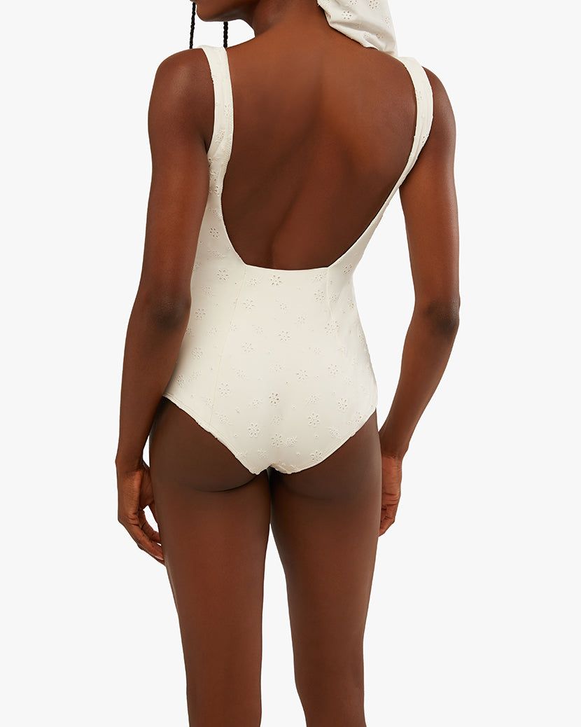 Vintage Low Leg Eyelet One Piece sold by WeWoreWhat product image thumbnail 5