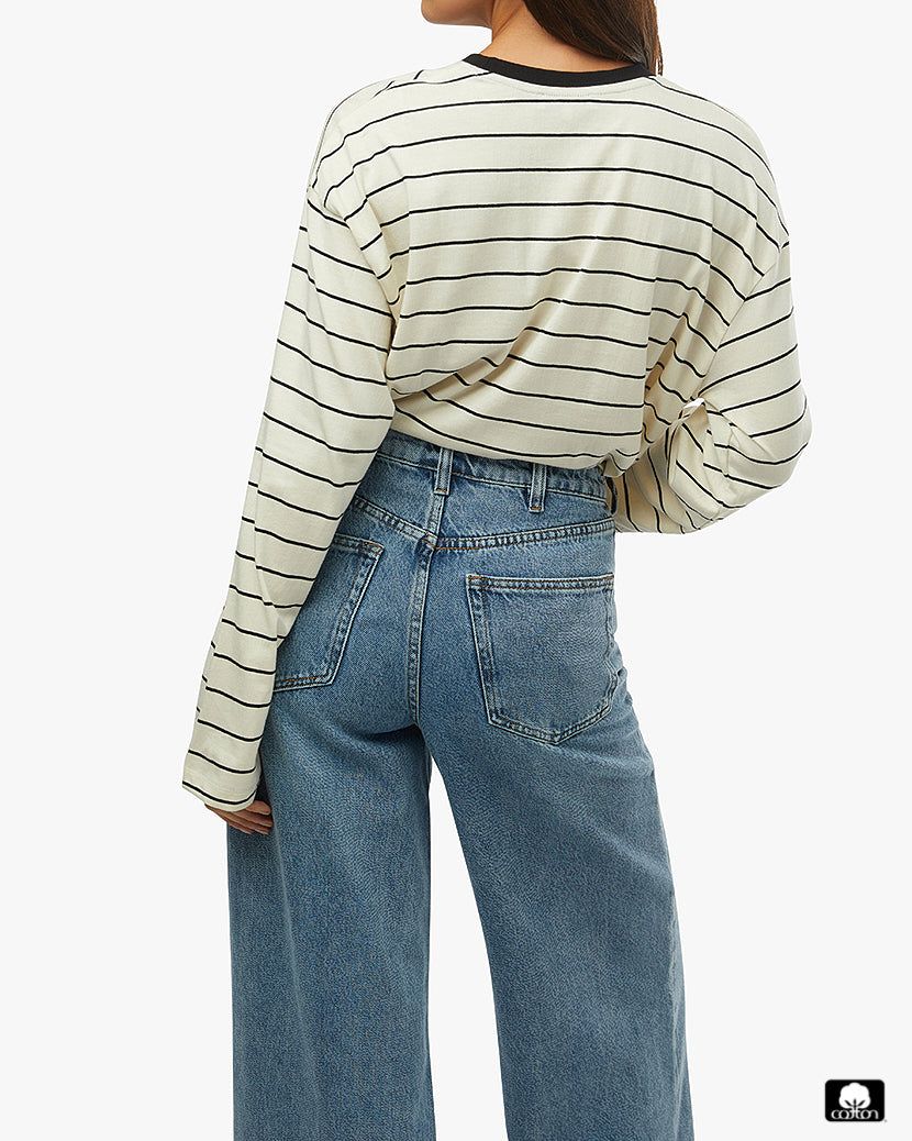 Long Sleeve Boxy Shirt sold by WeWoreWhat product image thumbnail 4