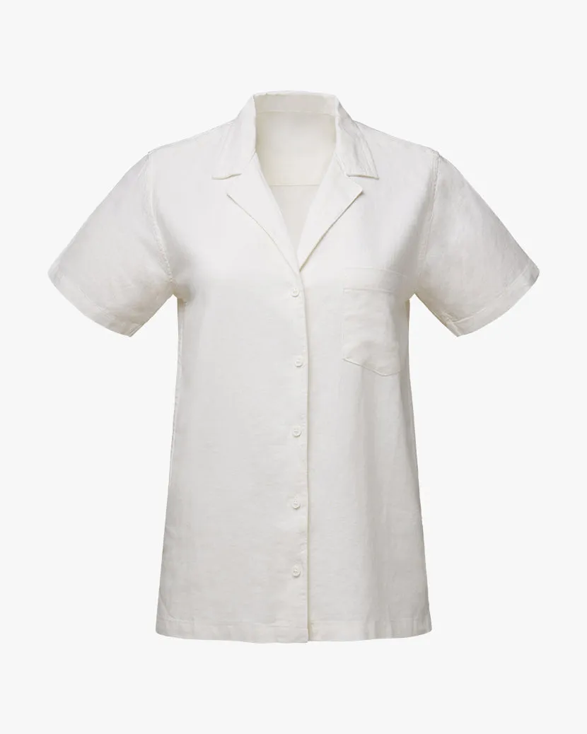 Boxy Linen Overshirt sold by WeWoreWhat product image thumbnail 2