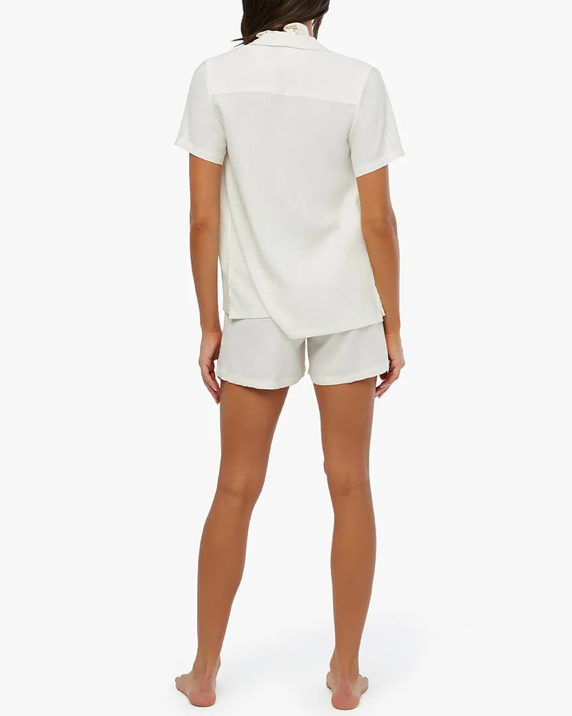 Boxy Linen Overshirt sold by WeWoreWhat product image thumbnail 4