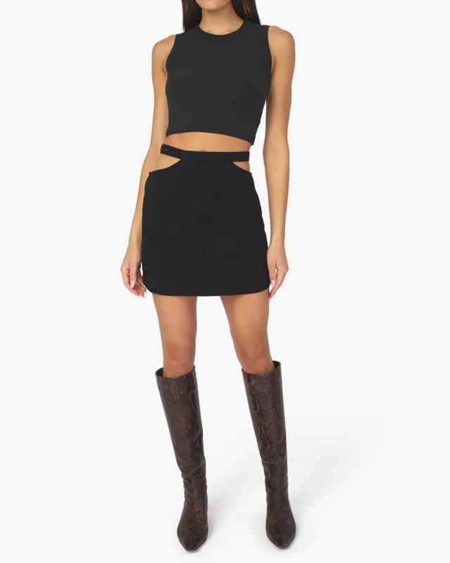 Cut Out Comfort Stretch Skirt sold by WeWoreWhat