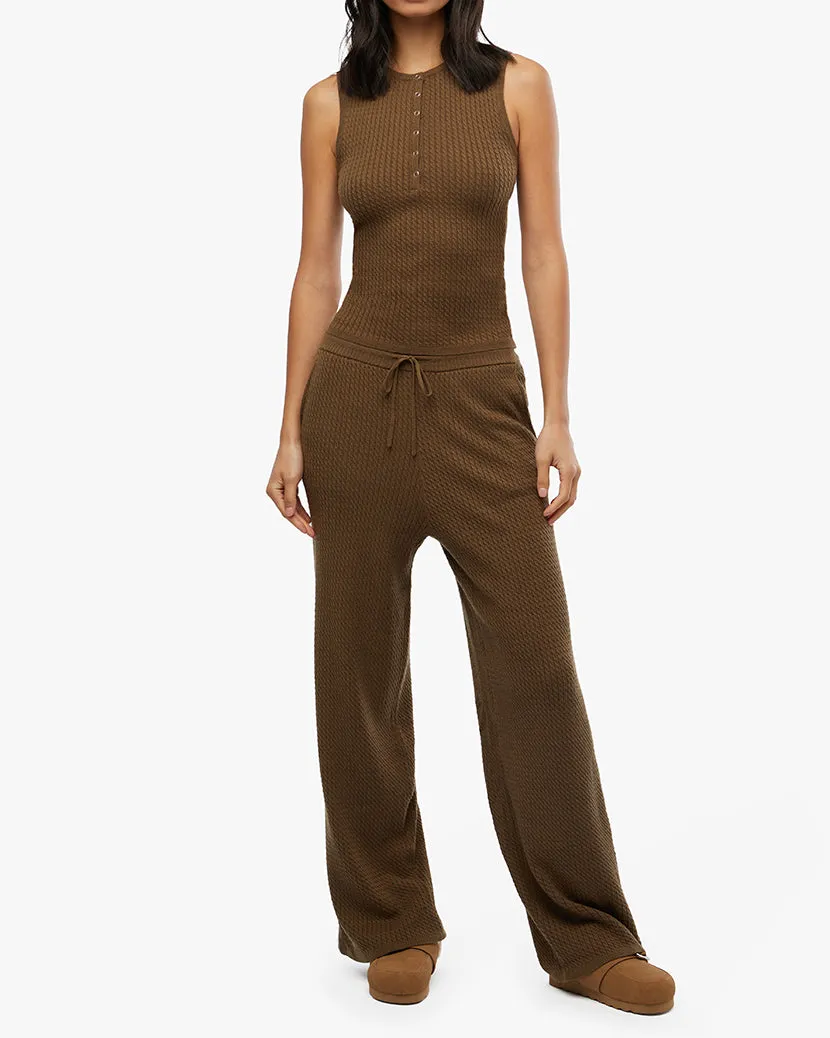 Henley Muscle Tank sold by WeWoreWhat product image thumbnail 4