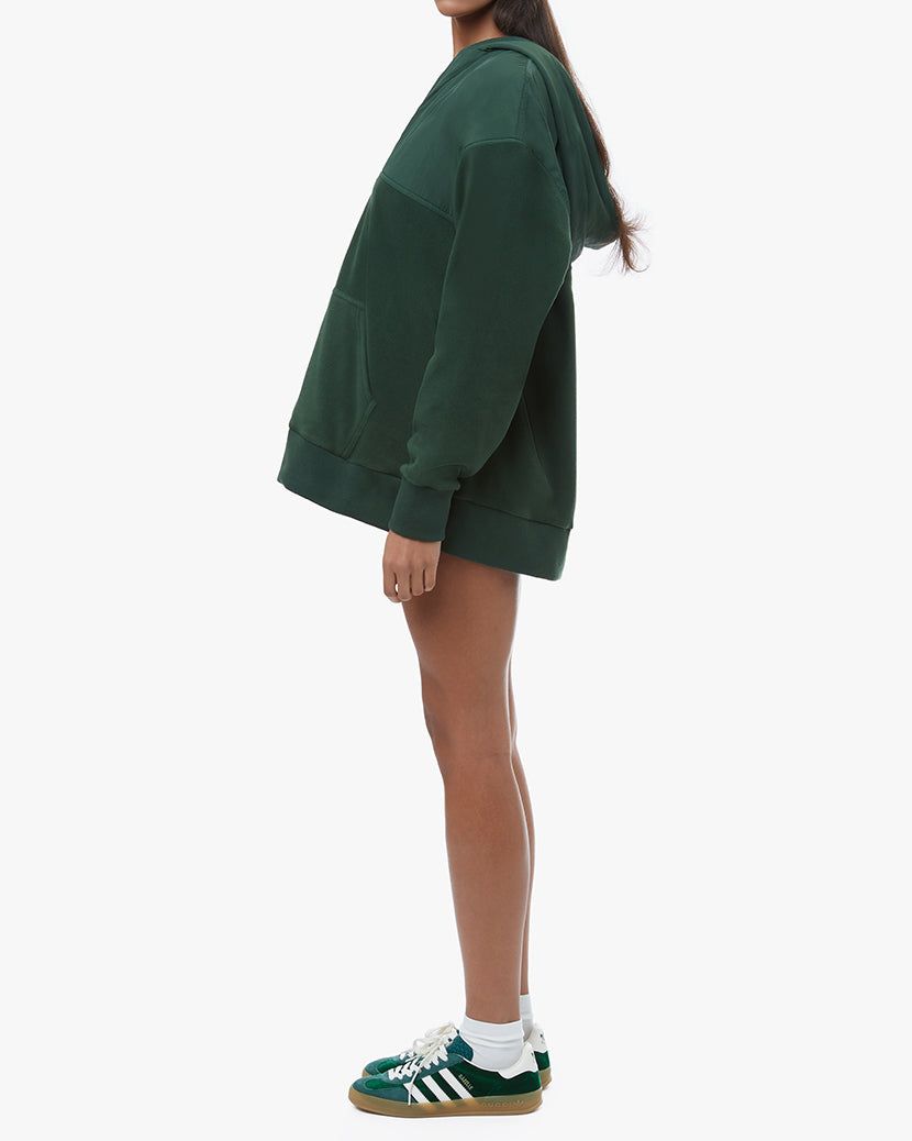 Polar Fleece Nylon Hoodie Half Zip sold by WeWoreWhat product image thumbnail 5
