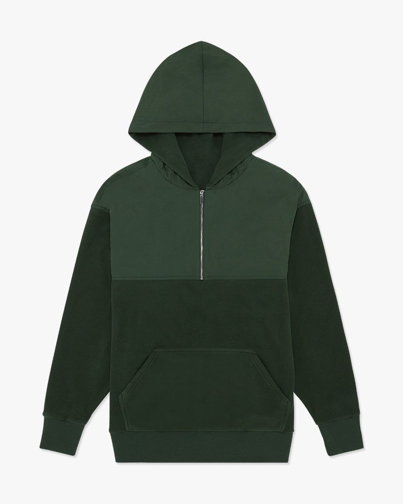 Polar Fleece Nylon Hoodie Half Zip sold by WeWoreWhat product image thumbnail 2