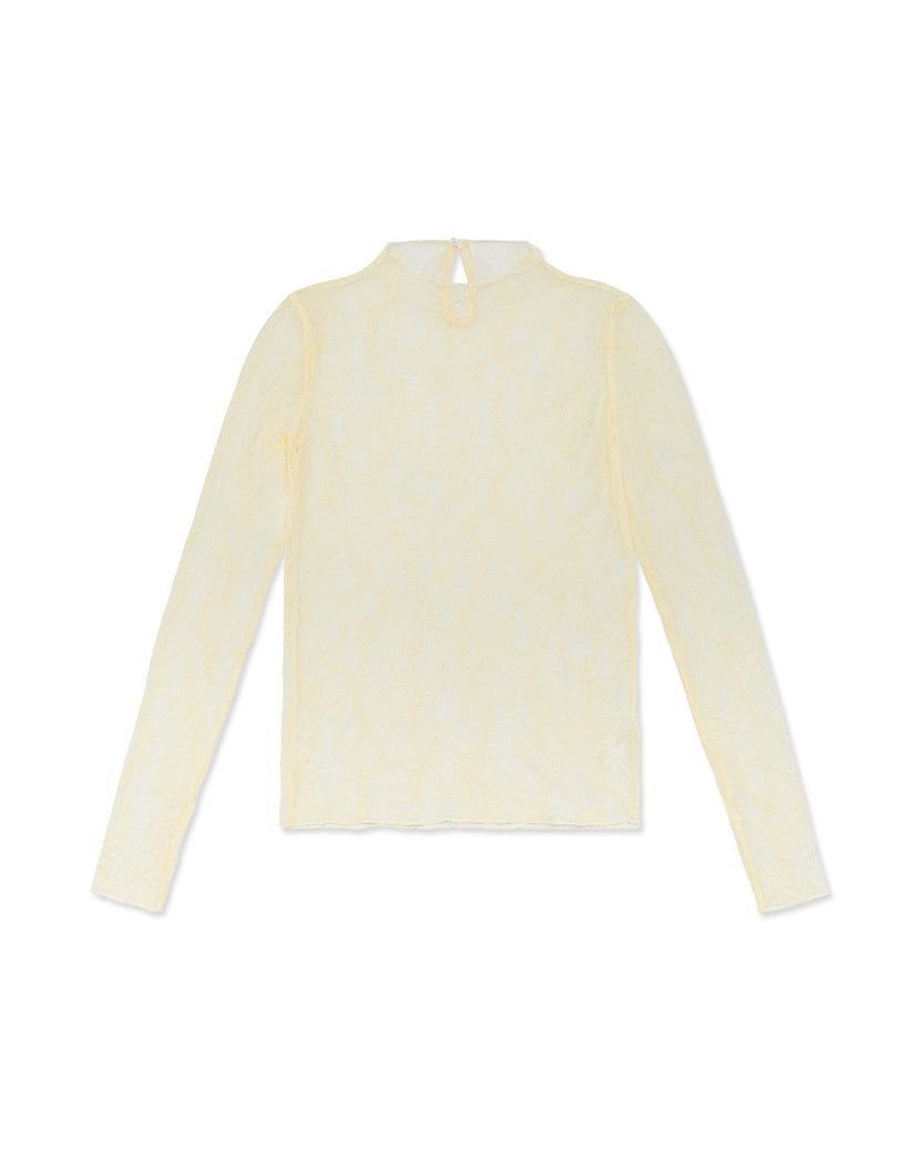 Stretch Lace Mock Neck Top sold by WeWoreWhat product image thumbnail 2