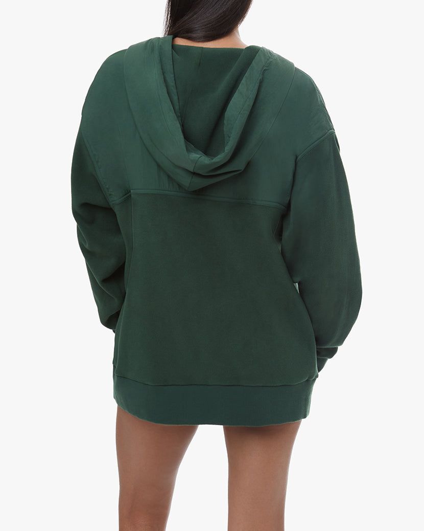Polar Fleece Nylon Hoodie Half Zip sold by WeWoreWhat product image thumbnail 4