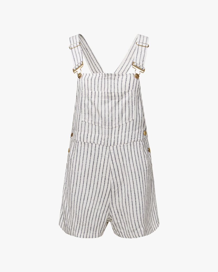 Basic Pinstripe Short Overalls sold by WeWoreWhat product image thumbnail 2