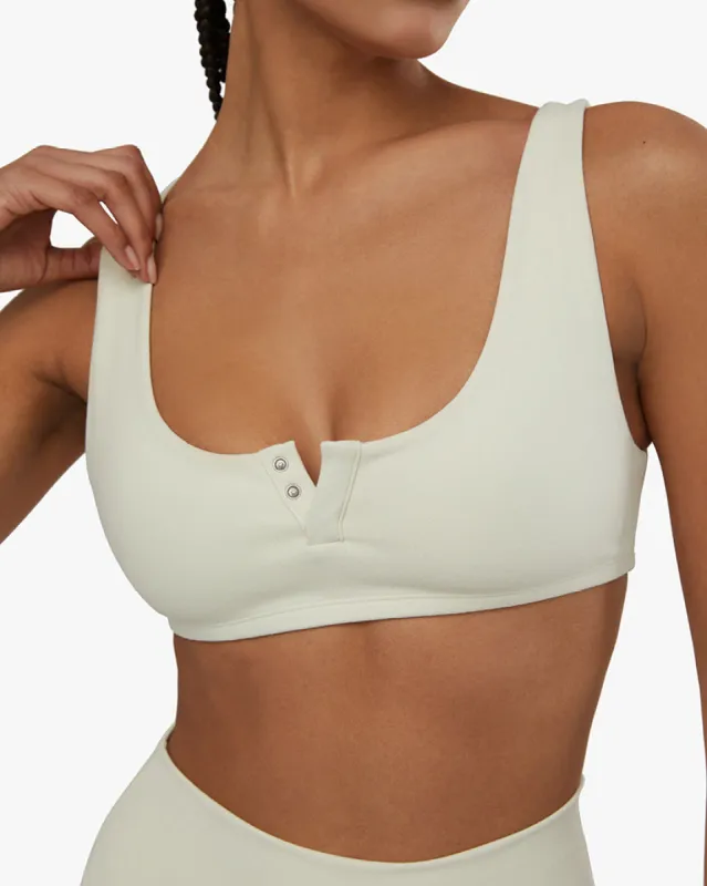 Snap Front Scoop Bra sold by WeWoreWhat