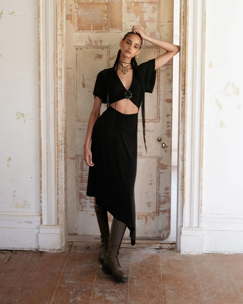 Cut Out Asymmetrical Dress sold by WeWoreWhat product image thumbnail 3