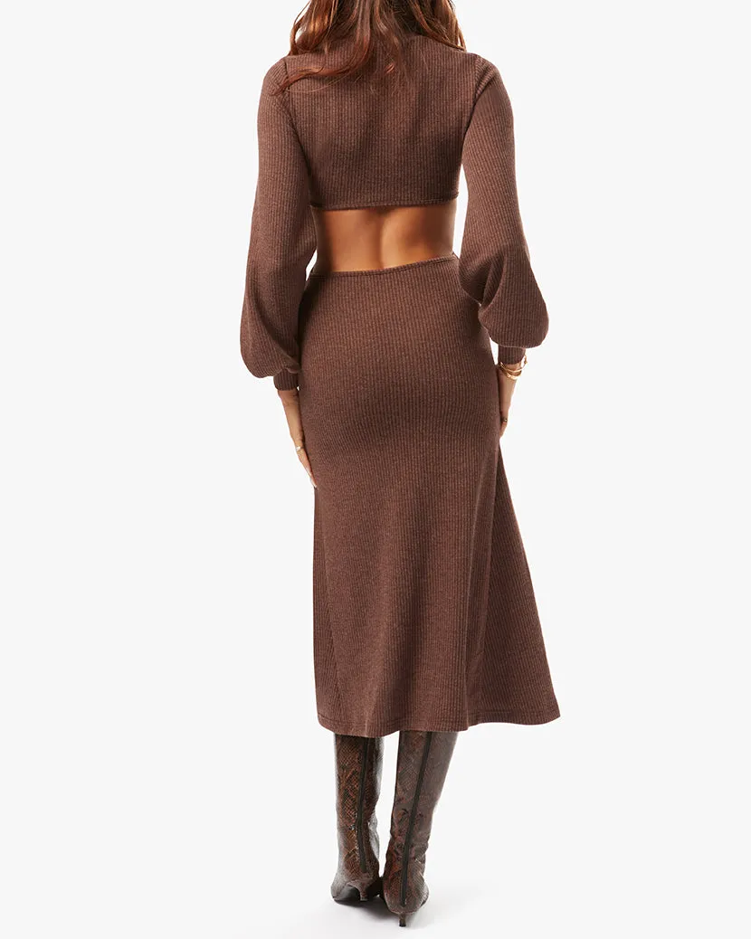 Cutout Wide Rib Sweater Dress sold by WeWoreWhat product image thumbnail 5