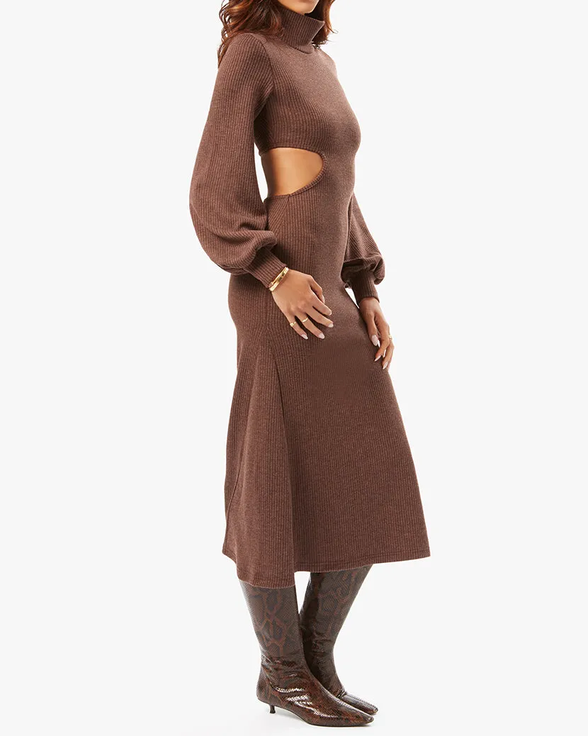 Cutout Wide Rib Sweater Dress sold by WeWoreWhat product image thumbnail 4