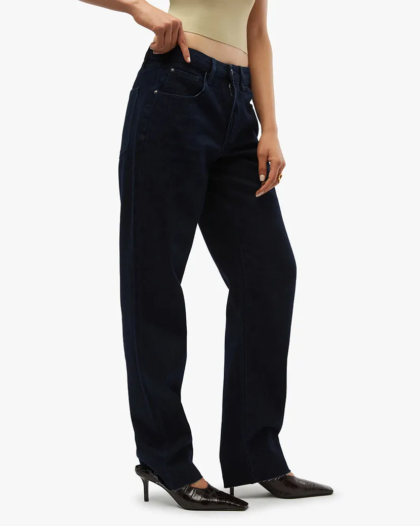 Low Rise Indigo Denim Dad Jean sold by WeWoreWhat product image thumbnail 4