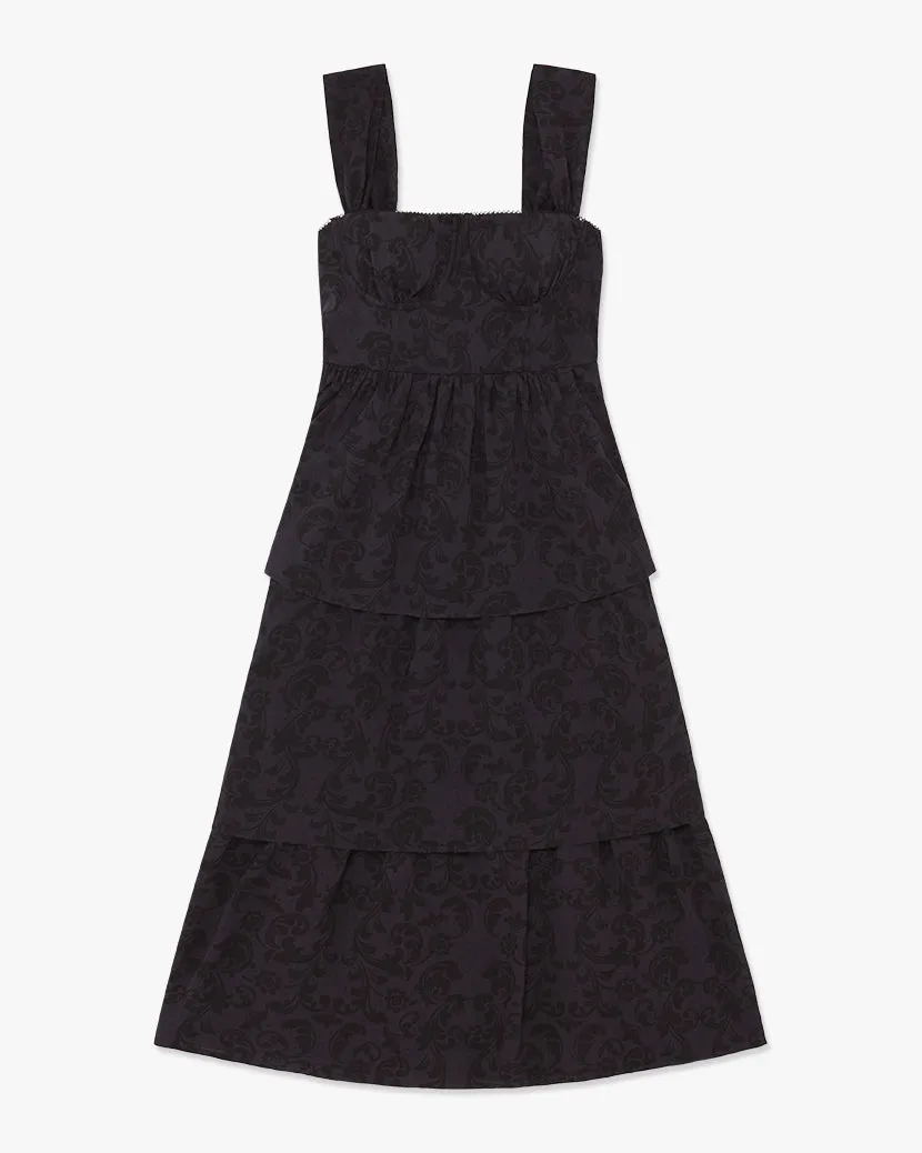 Corset Poplin Moody Baroque Maxi Dress sold by WeWoreWhat product image thumbnail 2