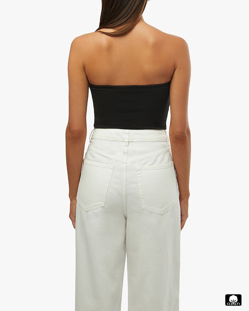 Ruched Strapless Bodysuit sold by WeWoreWhat product image thumbnail 4