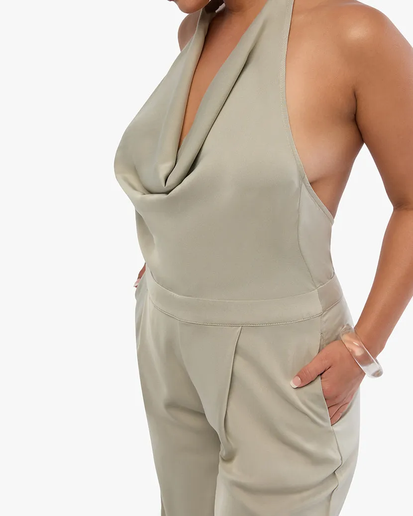 Halter Jumpsuit sold by WeWoreWhat product image thumbnail 3