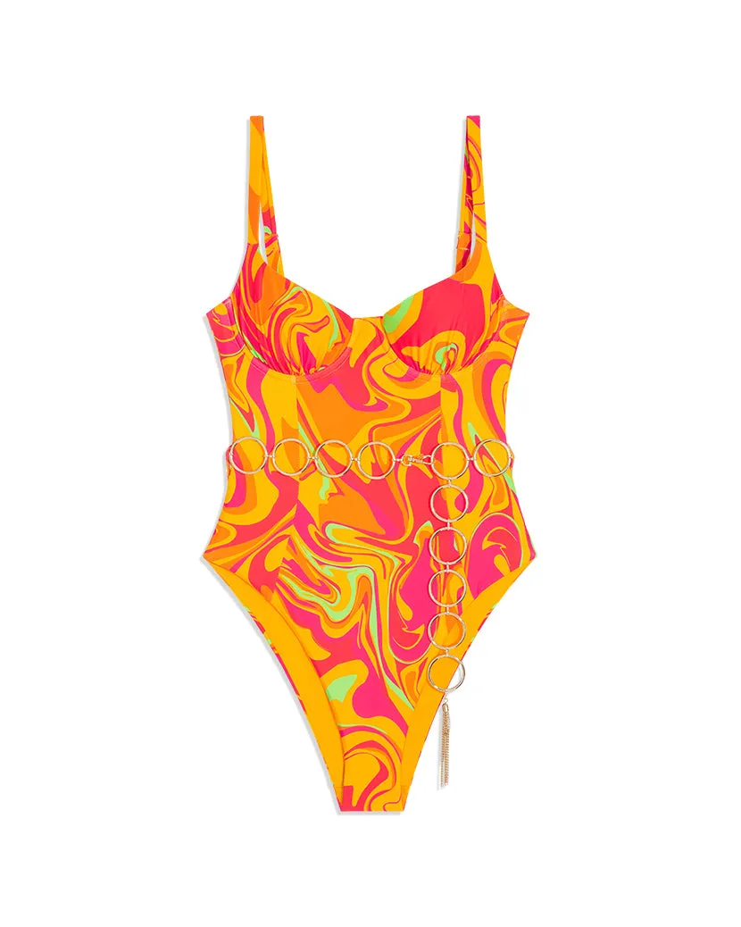 Danielle 3.0 Paradise Marble One Piece sold by WeWoreWhat product image thumbnail 2