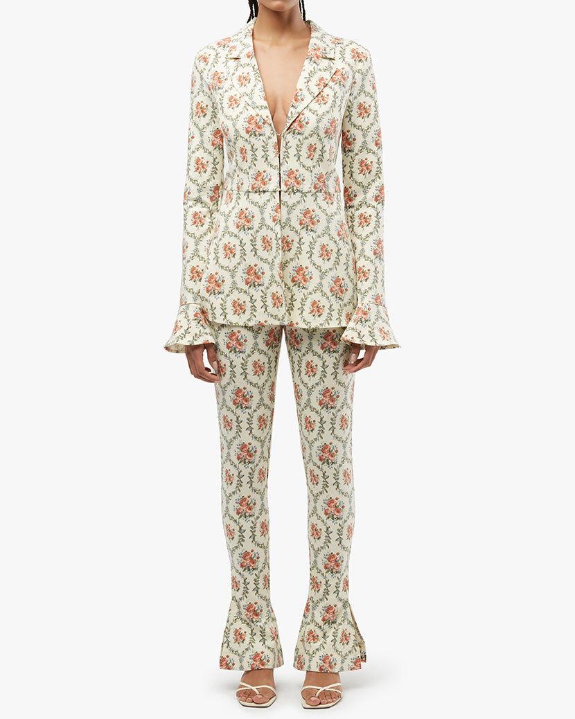 Peplum Victorian Floral Blazer sold by WeWoreWhat product image thumbnail 6