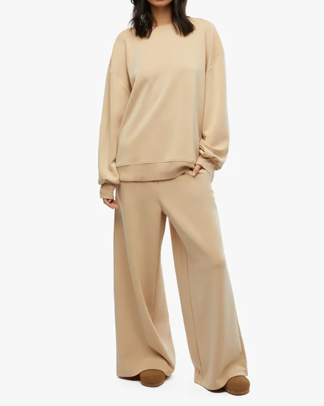 Balloon Sleeve Crew Neck Sweater sold by WeWoreWhat