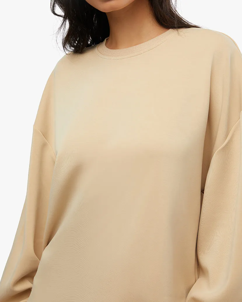 Balloon Sleeve Crew Neck Sweater sold by WeWoreWhat product image thumbnail 4