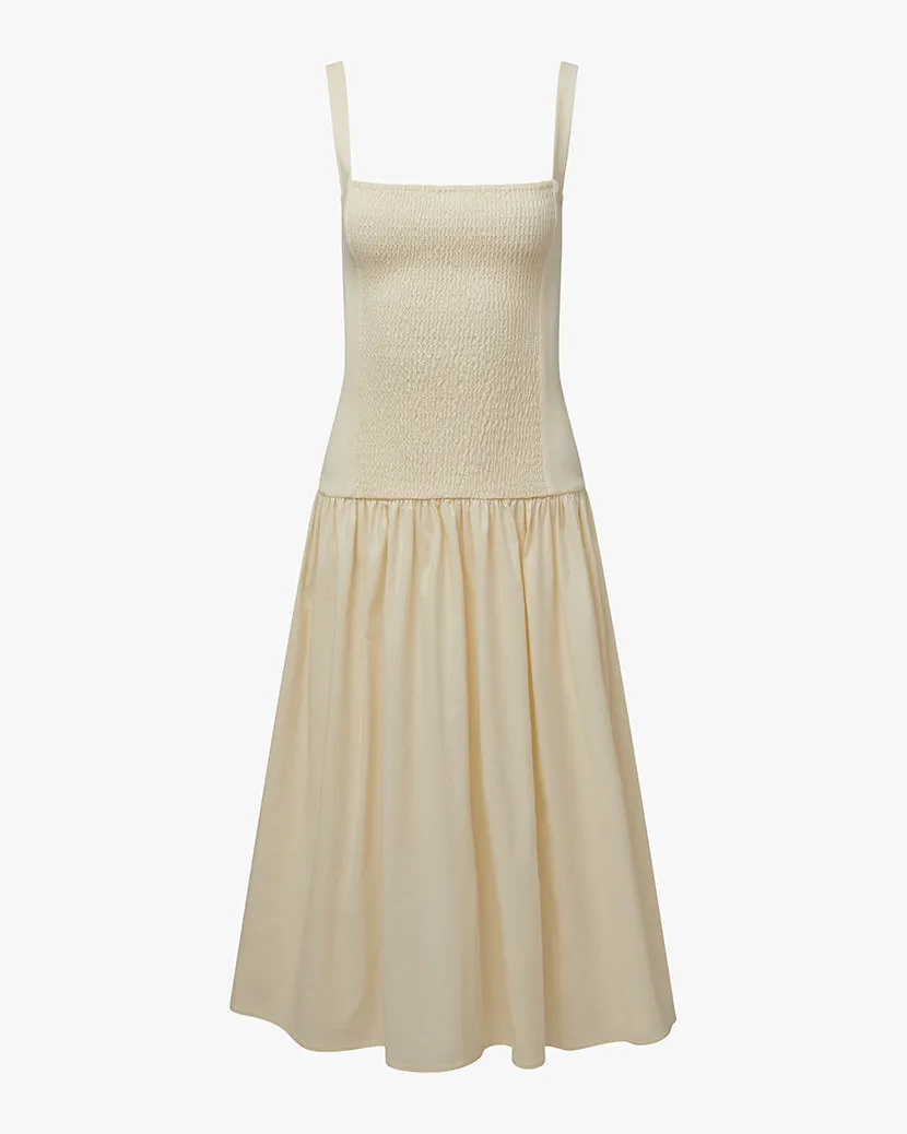 Smocked Drop Waist Midi Dress sold by WeWoreWhat product image thumbnail 2