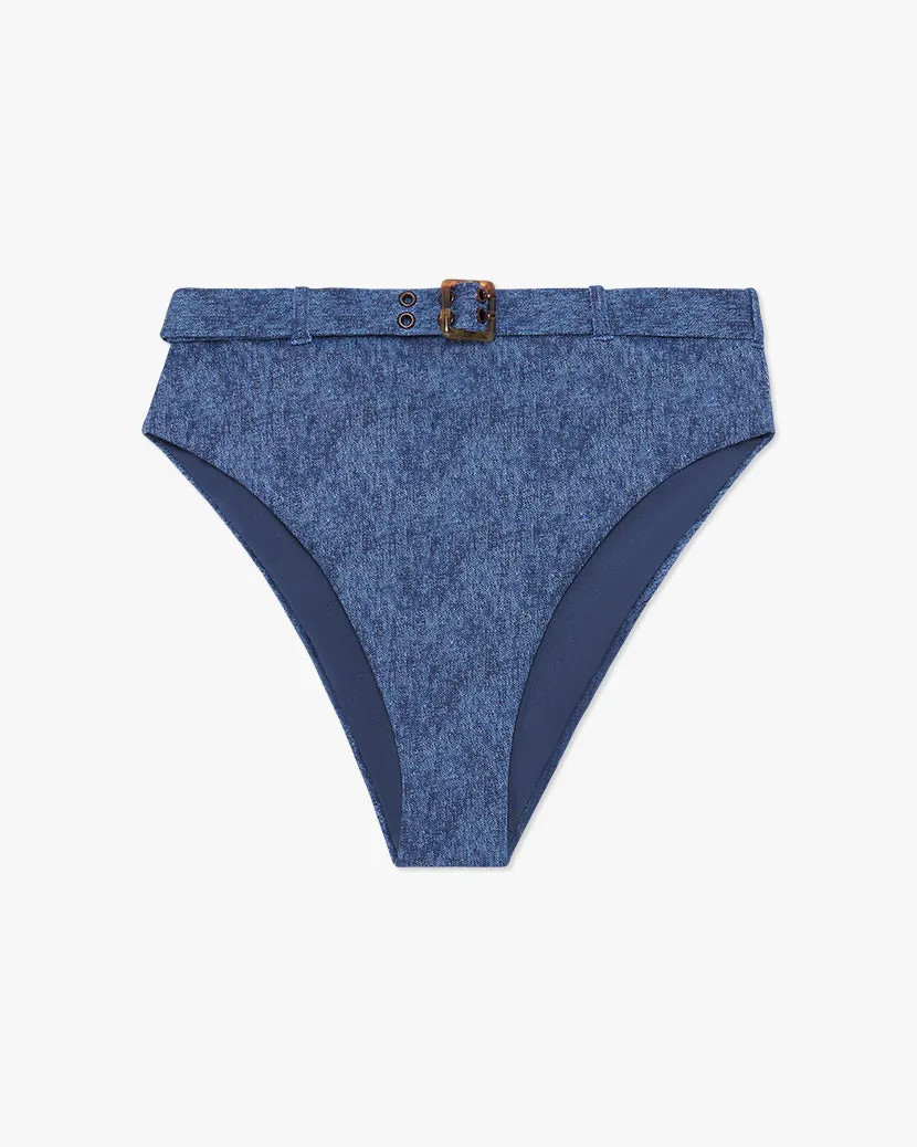 Emily Denim Bikini Bottom sold by WeWoreWhat product image thumbnail 2