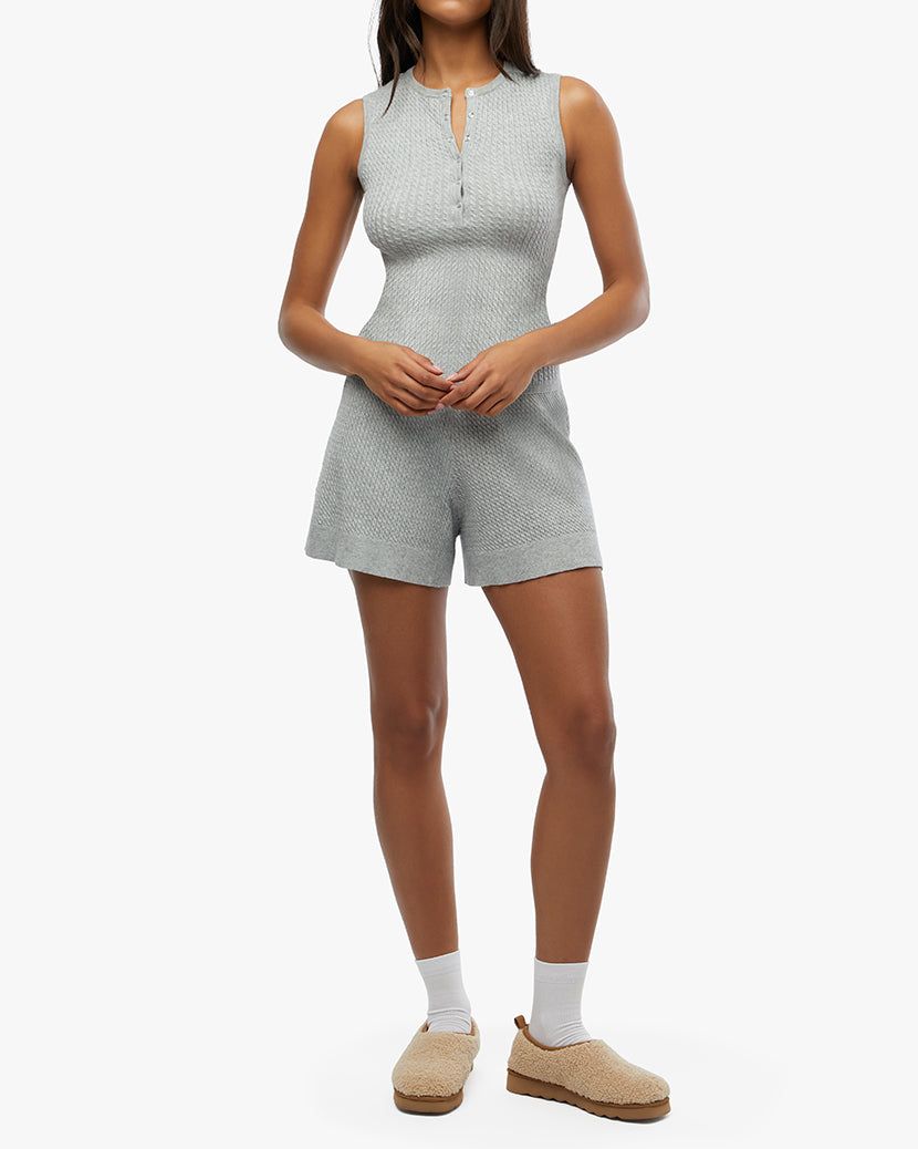 Henley Muscle Tank sold by WeWoreWhat product image thumbnail 4