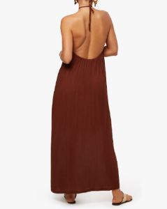 Halter Trapeze Maxi Dress sold by WeWoreWhat