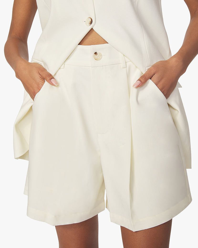 Trouser Suiting Blend Shorts sold by WeWoreWhat