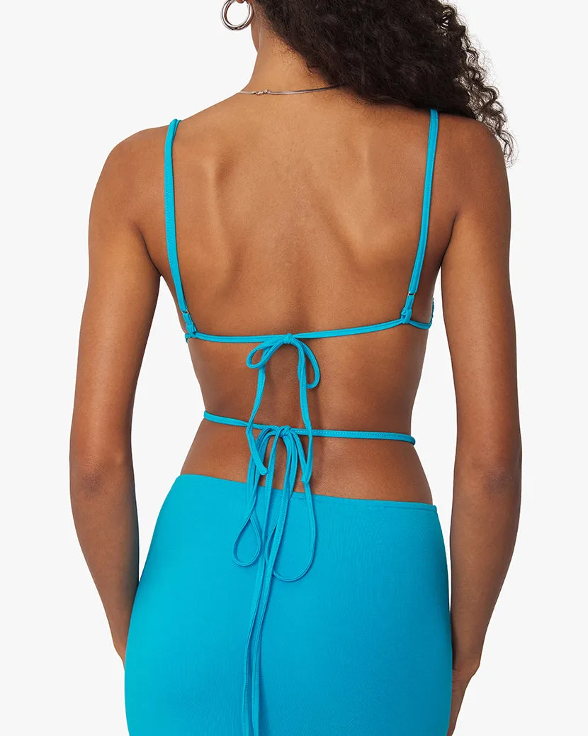 Ruched Bandeau Jersey Knit Top sold by WeWoreWhat product image thumbnail 5