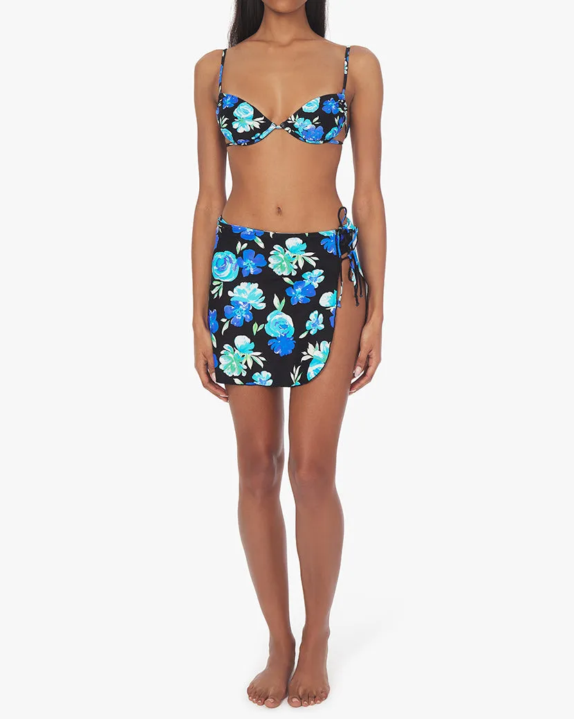 Ruched Underwire 90's Floral Bikini Top sold by WeWoreWhat product image thumbnail 4