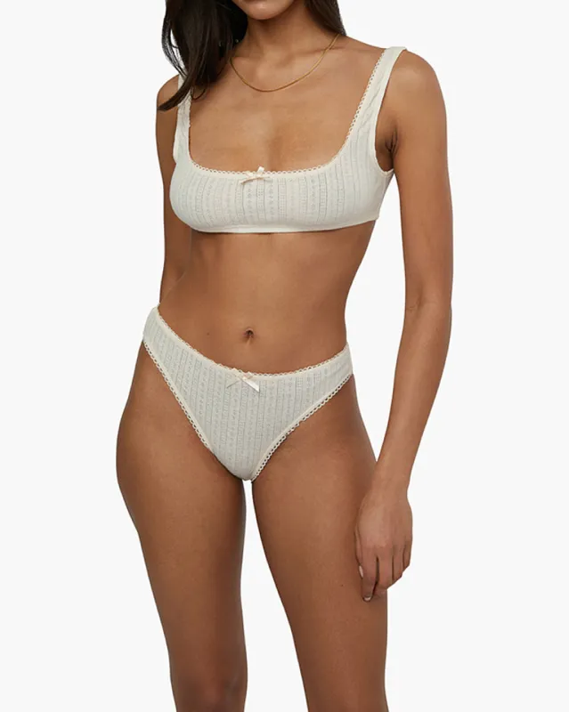 Scoop Bra sold by WeWoreWhat