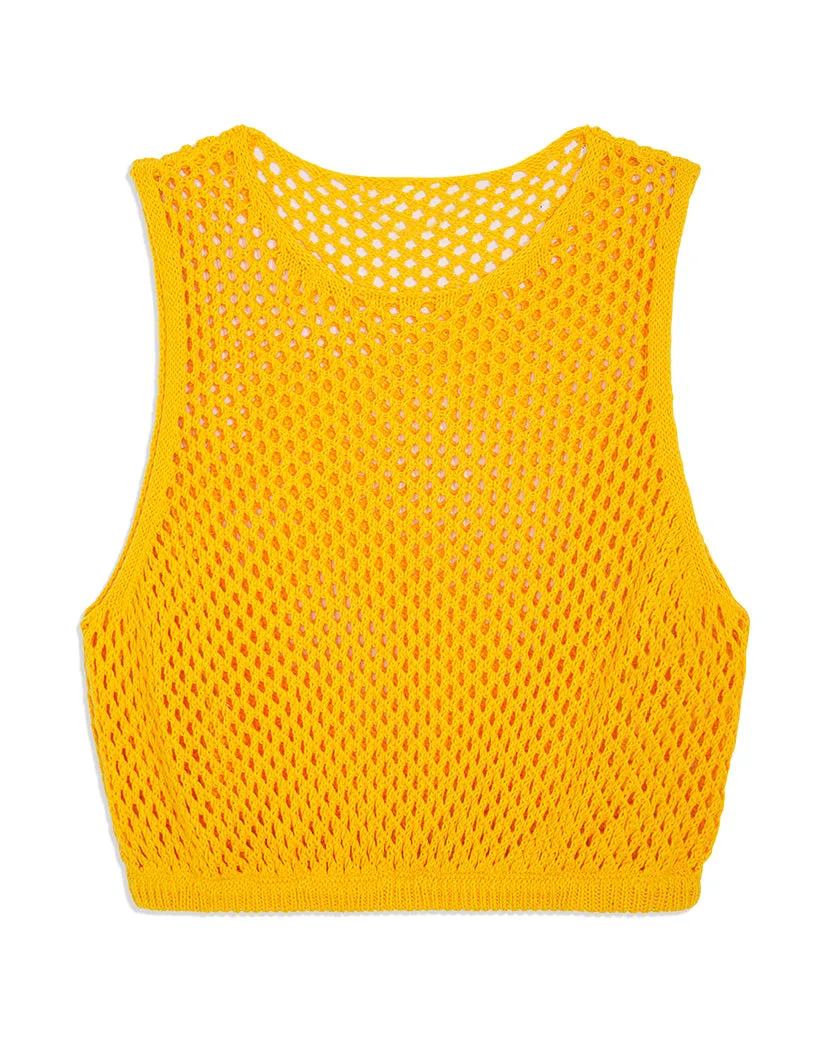 Crochet Ruched Crop Top sold by WeWoreWhat product image thumbnail 2