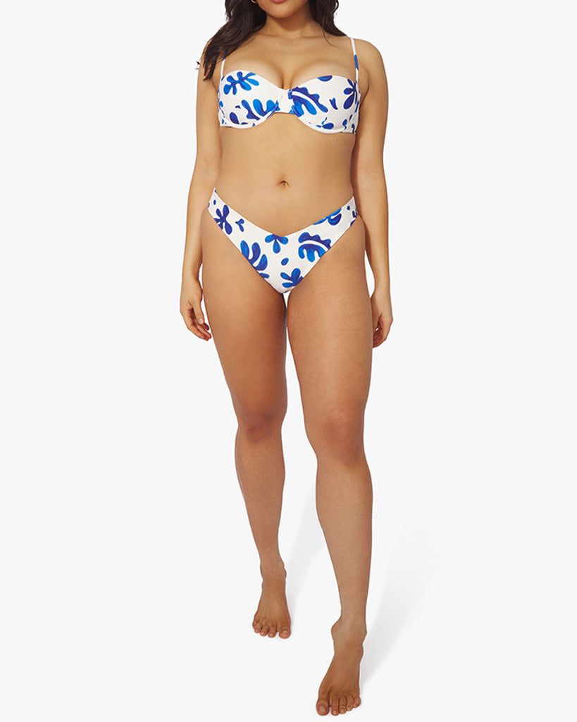 Delilah Abstract Leaves Bikini Bottom sold by WeWoreWhat product image thumbnail 5
