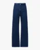 Frayed Waistband Indigo Denim Straight Jean sold by WeWoreWhat