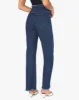 Frayed Waistband Indigo Denim Straight Jean sold by WeWoreWhat