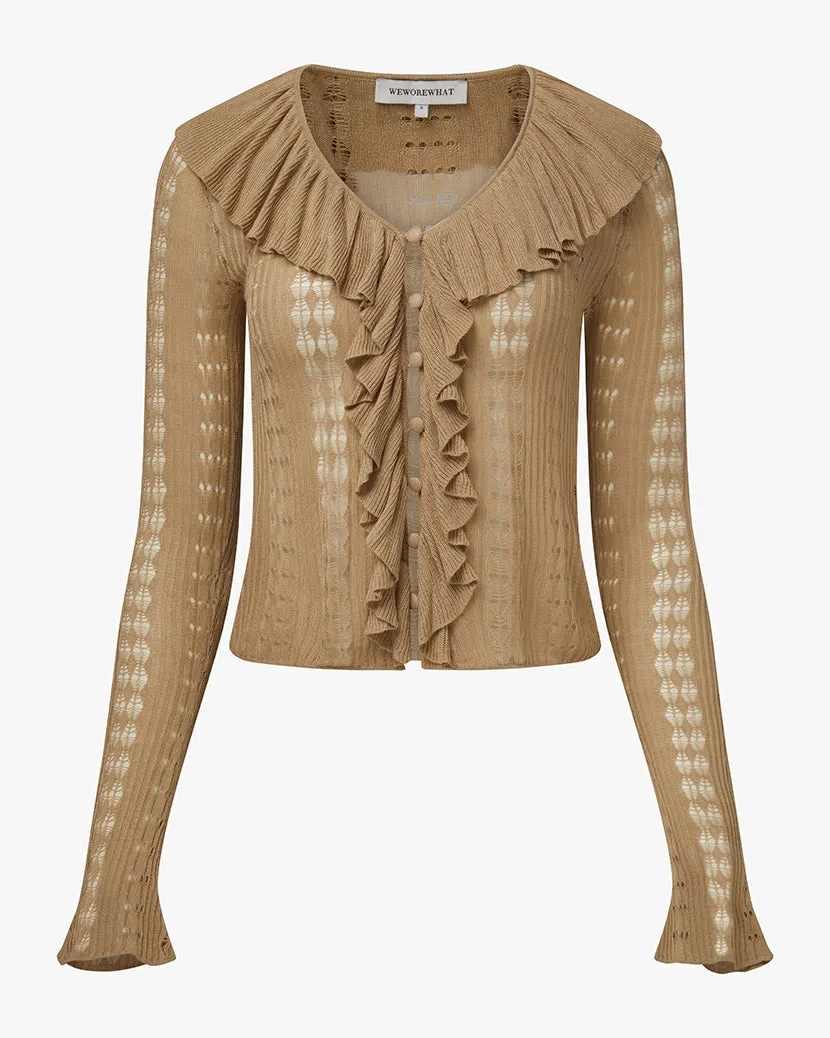 Ruffle Sweater sold by WeWoreWhat product image thumbnail 2