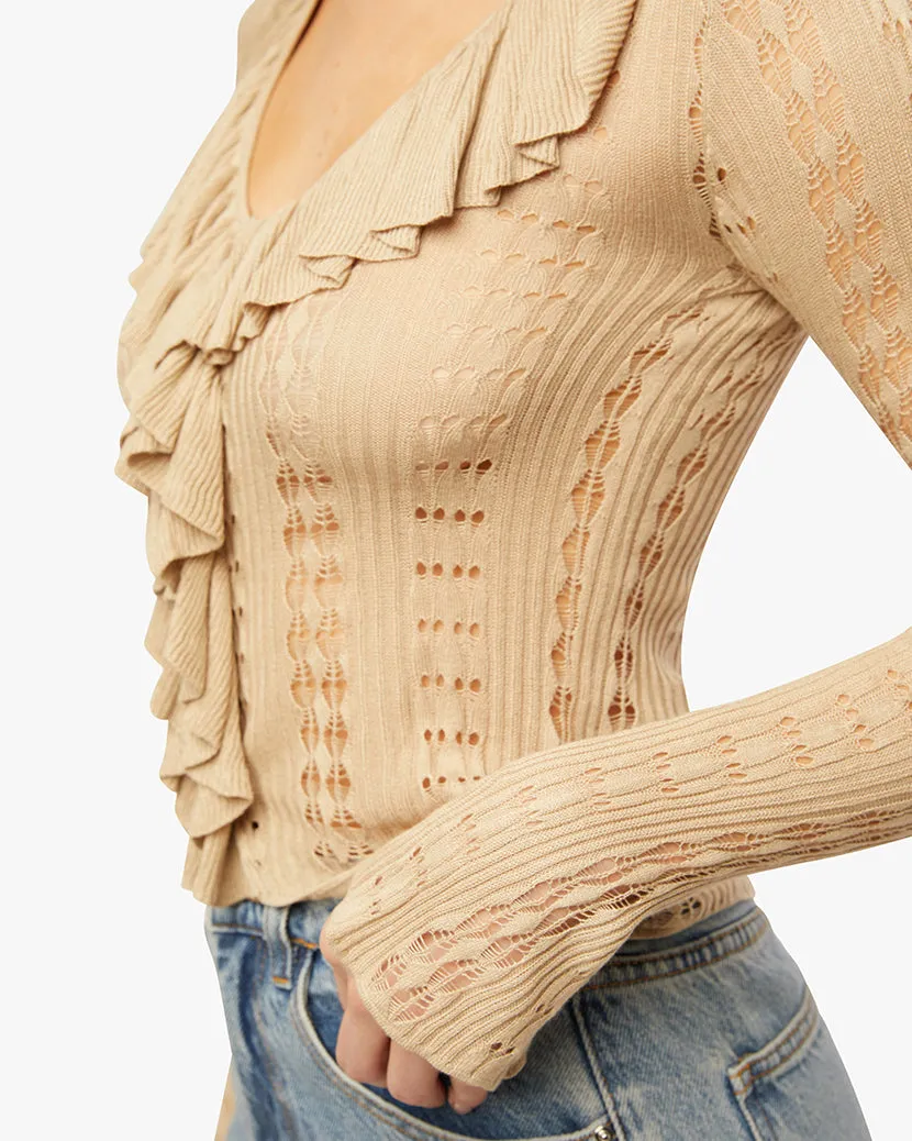 Ruffle Sweater sold by WeWoreWhat product image thumbnail 5