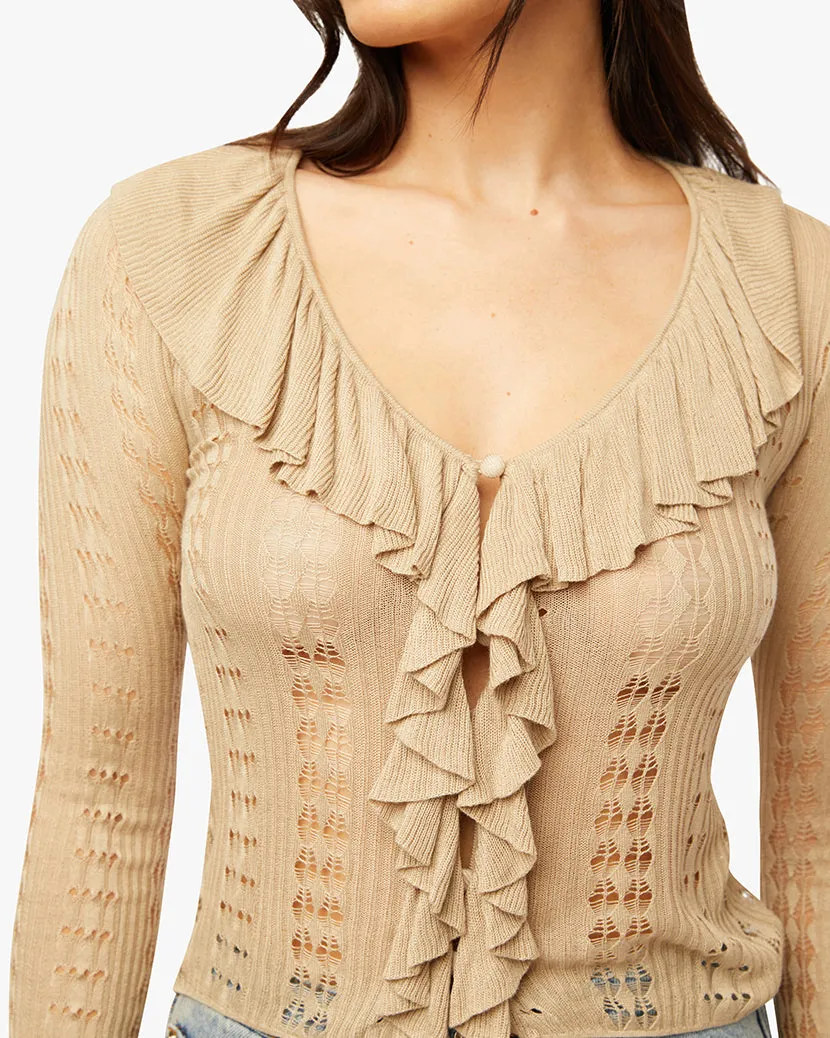 Ruffle Sweater sold by WeWoreWhat product image thumbnail 4