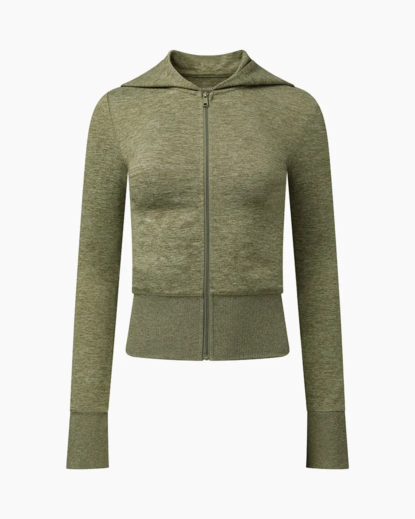 Fitted Zip-Up Hoodie sold by WeWoreWhat product image thumbnail 3