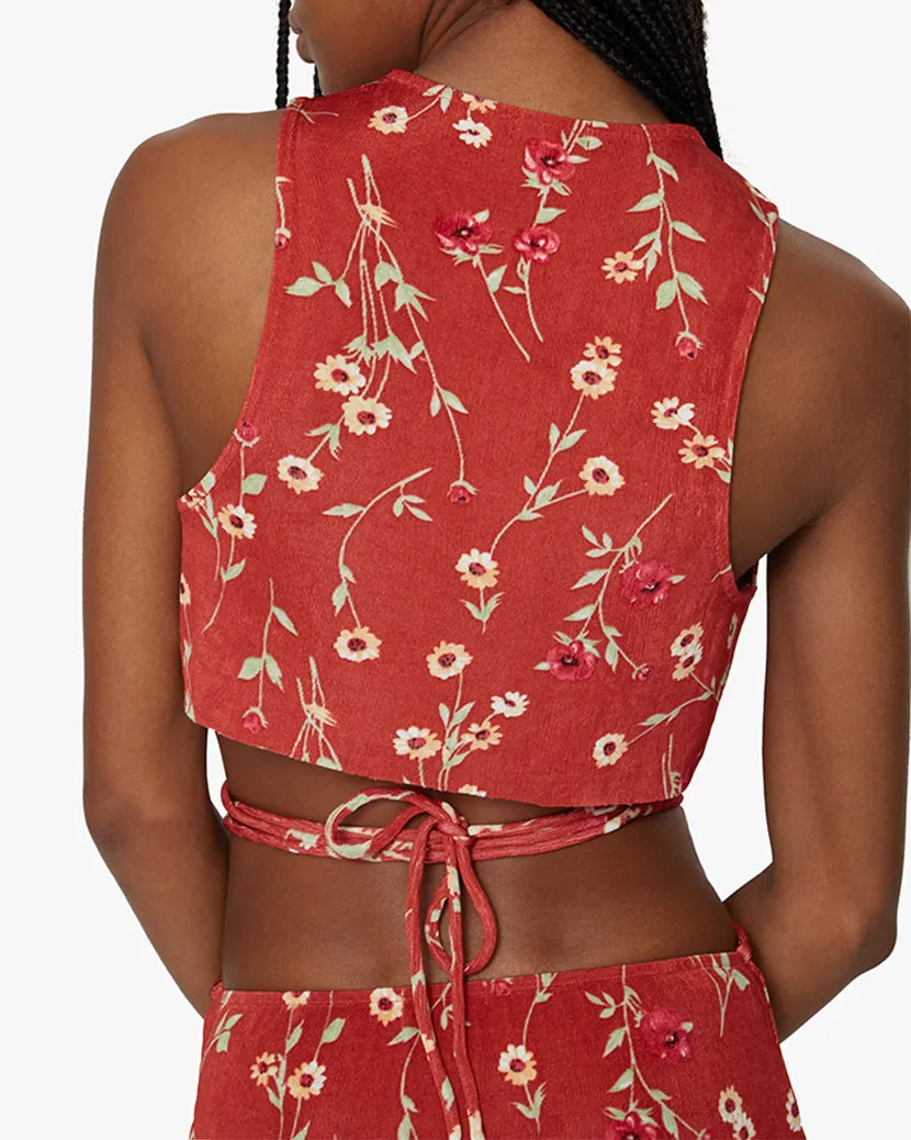 Cropped Roses And Daisies Tank sold by WeWoreWhat product image thumbnail 4