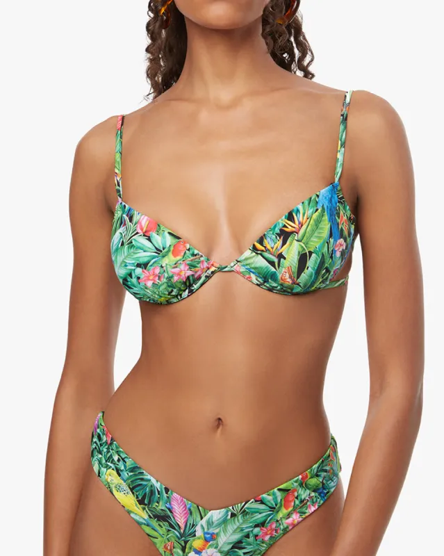 Ruched Underwire Birds of Paradise Top sold by WeWoreWhat