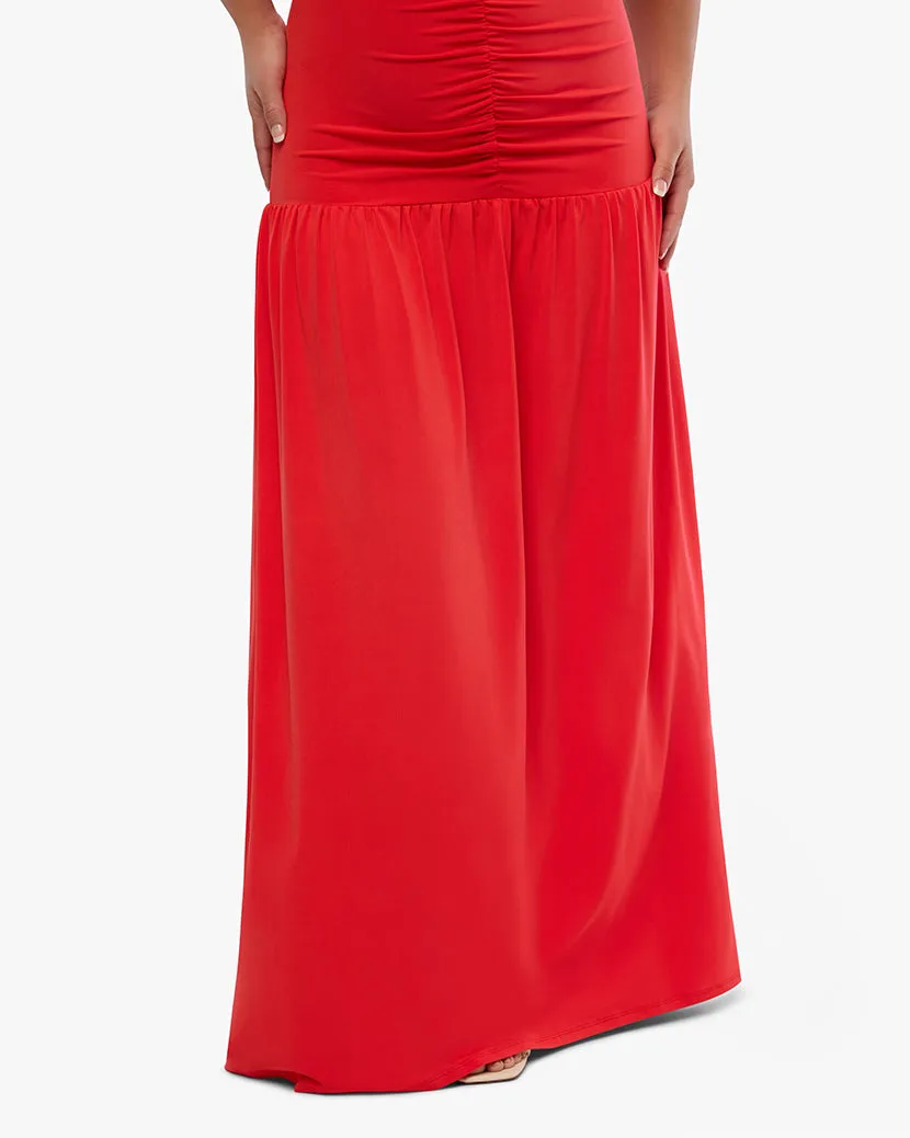 Ruched Front Scoop Maxi Dress sold by WeWoreWhat product image thumbnail 4