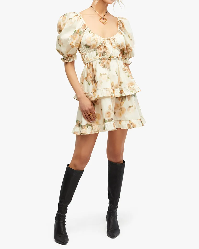 Puff Sleeve Mini Dress sold by WeWoreWhat