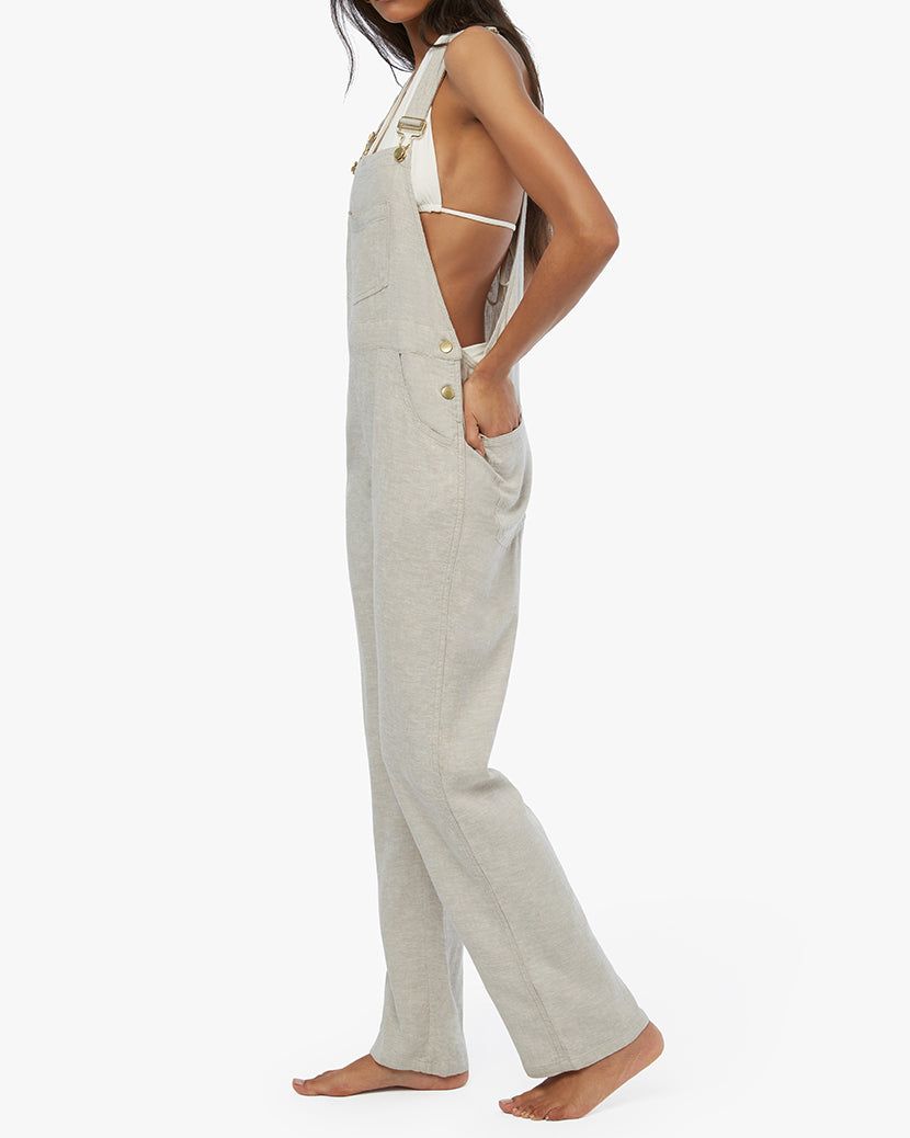 Basic Linen Overalls sold by WeWoreWhat product image thumbnail 3