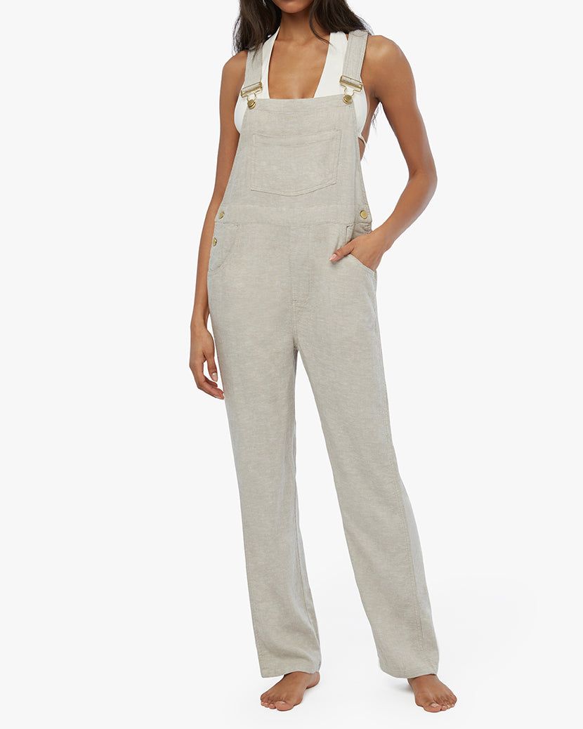 Basic Linen Overalls sold by WeWoreWhat