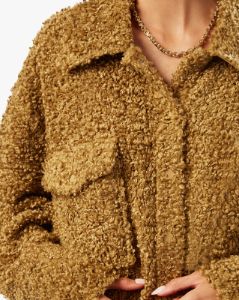 Teddy Faux Fur Shacket sold by WeWoreWhat