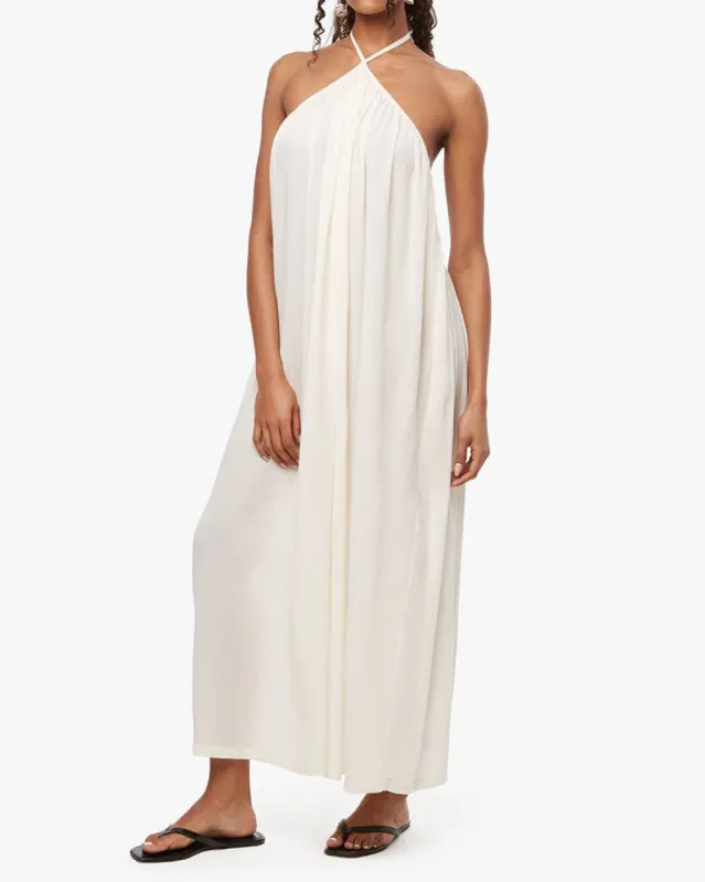 Halter Trapeze Maxi Dress sold by WeWoreWhat
