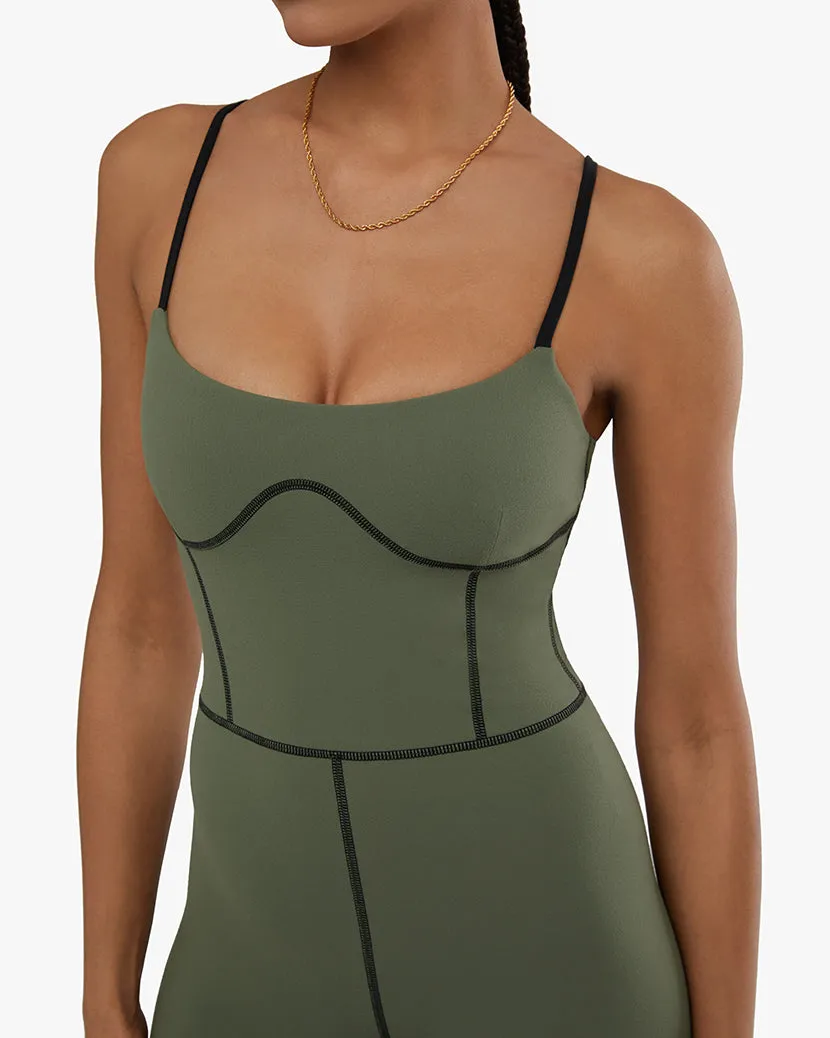 Silhouette Ankle Flare Jumpsuit sold by WeWoreWhat product image thumbnail 4