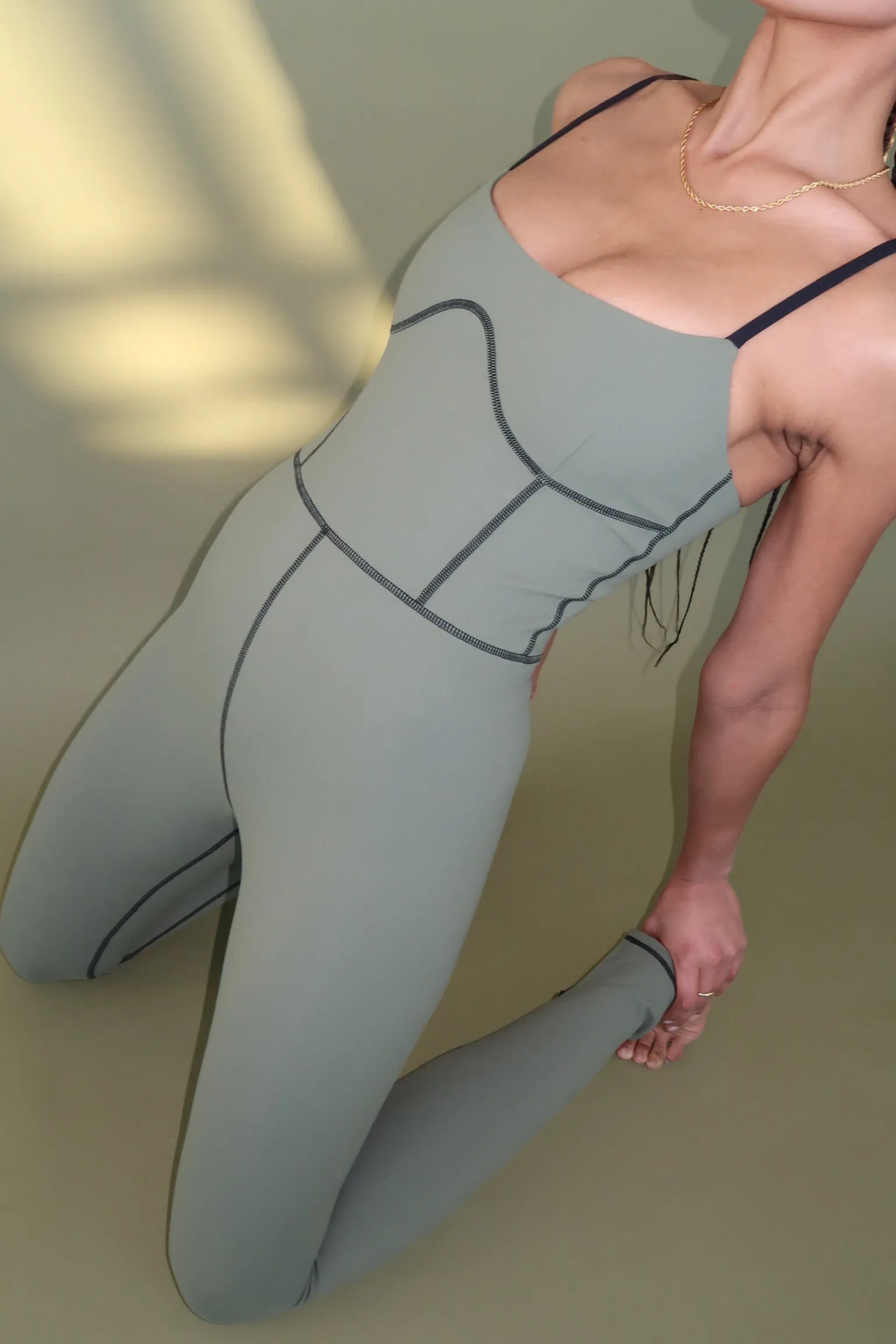 Silhouette Ankle Flare Jumpsuit sold by WeWoreWhat product image thumbnail 2