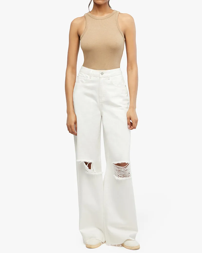 Ribbed Rayon Jersey Tank sold by WeWoreWhat product image thumbnail 5